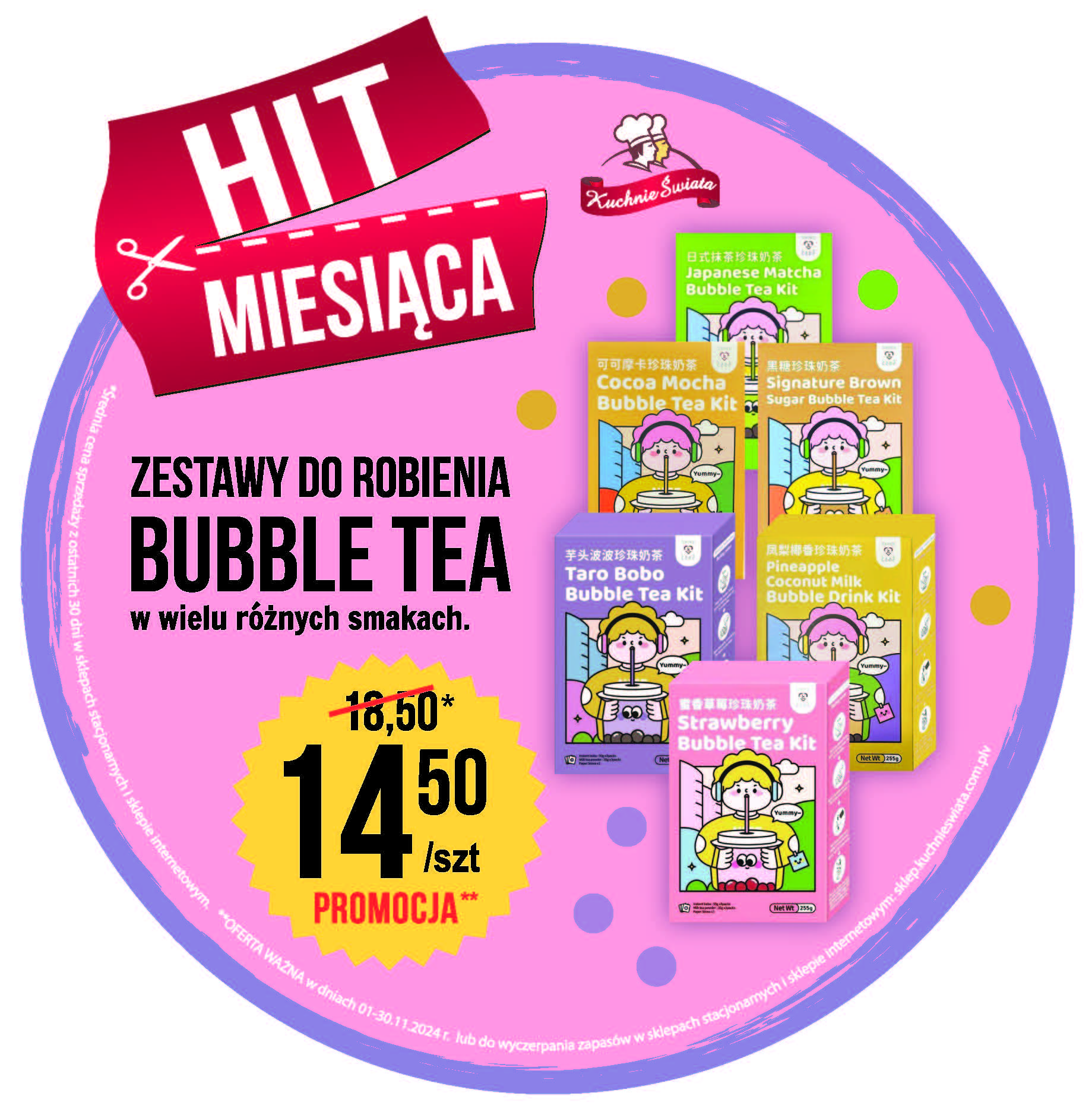 HIT MIESIĄCA Bubble Tea 11.2024